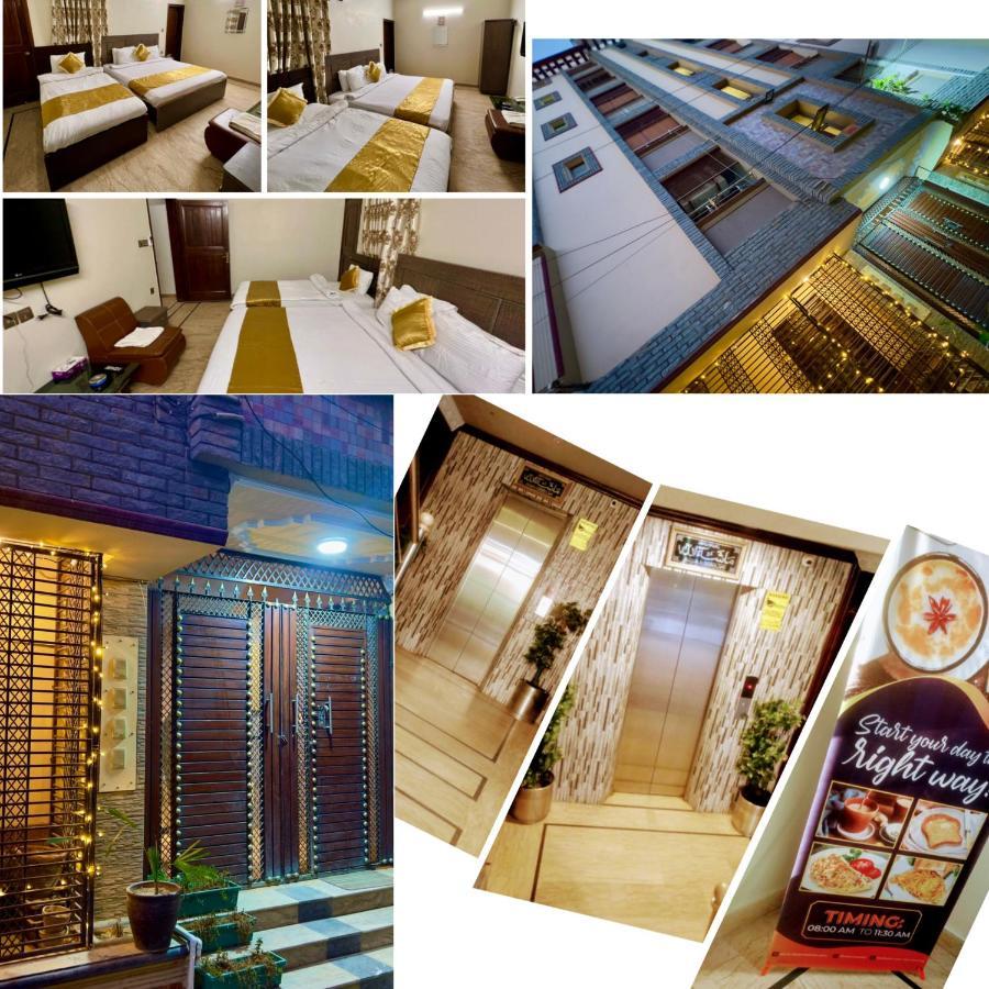 Luxury Living Rooms Near Agha Khan, Millennium, Nueplex Karachi Luaran gambar